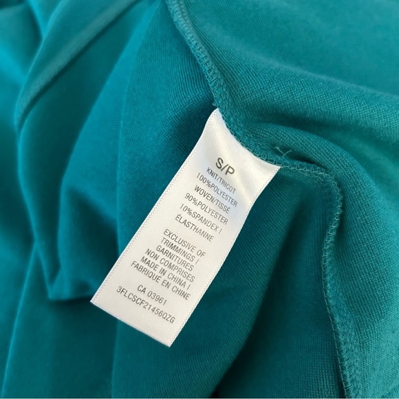 SCRUBLETICS Teal Women's fleece Jacket S - Picture 7 of 11